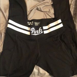 VS ultimate pink leggings with pockets size small